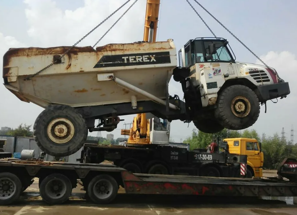 загрузка спецтехники АвтоКраном